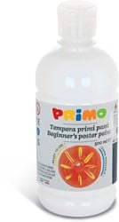 Primo Beginner's kant-en-klare plakkaatverf, 500 ml flacon met stroomregelingsdop wit