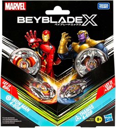 Hasbro Beyblade X Marvel Thanos Iron Man set - speelgoed battle tops