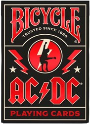 Bicycle cartes à jouer AC/DC - Collection rock premium - Cartes de poker