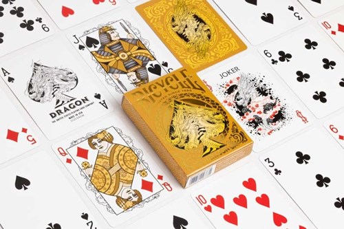 Bicycle cartes à jouer premium - Gold Dragon - Poker - Collection-2