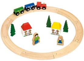 Bigjigs houten treinen