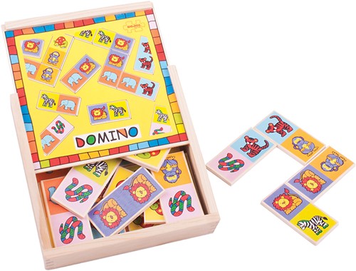 Bigjigs Houten Domino Spel - Dieren
