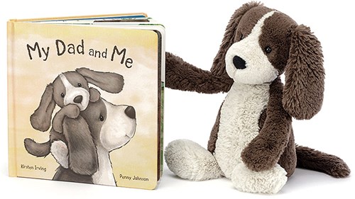 Jellycat livre chien Hundchen Schnuck Und Sein Papa livre cartonné cadeau
