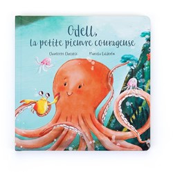 Jellycat Odell La Petite Pieuvre Courageuse Livre (Het onverschrokken Octopus Boek)