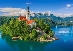Castorland legpuzzel Bled Slovenië - 500 stukjes puzzel