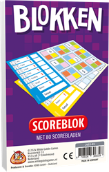 White Goblin Games blokken scoreblok - dobbelspel - familiespel - 80 scorebladen