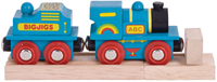Bigjigs Blauwe ABC Locomotief