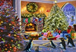 Bluebird Puzzle kerst legpuzzel A Magical View to Christmas - 1000 stukjes