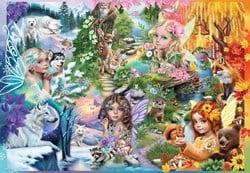 Bluebird Puzzle legpuzzel A Season of Fairies - 1000 stukjes puzzel