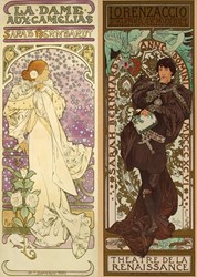 Bluebird Puzzle Alfons Mucha collage legpuzzel 500 stukjes kunst