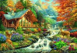 Bluebird Puzzle legpuzzel Alpine Serenity - 1000 stukjes puzzel