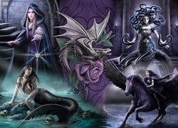 Bluebird Puzzle legpuzzel Anne Stokes Gothic Dreams 1000 stukjes