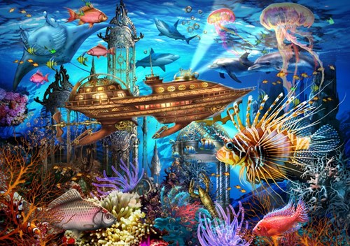 Bluebird Puzzle Aqua City - 1000 Teile