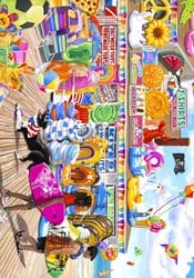 Bluebird Puzzle legpuzzel Beach Shop - 2000 stukjes fantasie