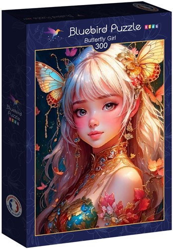 Bluebird Puzzle puzzle Butterfly Girl - puzzle 300 pièces-2