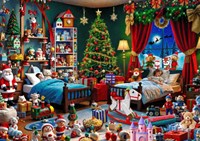 Bluebird Puzzle kerst puzzel 2000 stukjes - educatief speelgoed