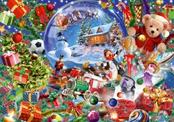 Bluebird Puzzle kerst legpuzzel Christmas Globe - 1000 stukjes