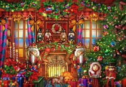 Bluebird Puzzle kerst legpuzzel Christmas Interior - 1000 stukjes