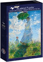 Bluebird Puzzle kunst puzzel Claude Monet Woman with a Parasol 1000 stukjes-2
