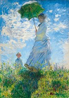 Bluebird Puzzle kunst puzzel Claude Monet Woman with a Parasol 1000 stukjes