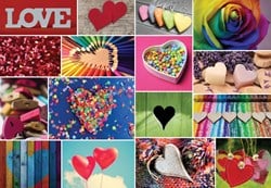 Bluebird Puzzle legpuzzel Collage - Love in Color - 1000 stukjes
