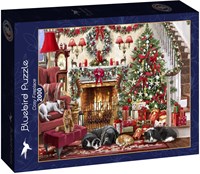 Bluebird Puzzle legpuzzel Cosy Fireplace - 2000 stukjes kerst-2