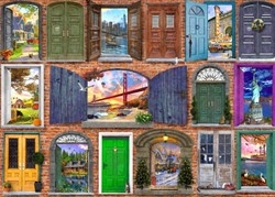 Bluebird puzzel Doors of USA - 1500 stukjes
