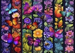 Bluebird Puzzle legpuzzel Flowers and Flyers - 1500 stukjes kleurrijk