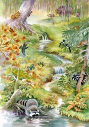 Bluebird Puzzle dieren bos - 1000 stukjes puzzel