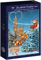 Bluebird Puzzle puzzle Cathédrale de Strasbourg à Noël - 12 pièces-2