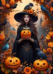 Bluebird Puzzle Halloween puzzel Witch - 500 stukjes legpuzzel