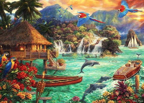 Bluebird Puzzle Island Life -  Teile