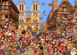 Bluebird Puzzle legpuzzel La Cour des Miracles - 1500 stukjes