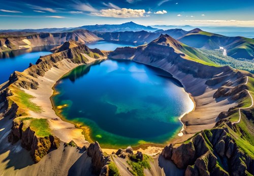 Bluebird Puzzle Mountain Lake -  Teile