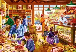Bluebird puzzel Nostalgic Cake shop - 1000 stukjes