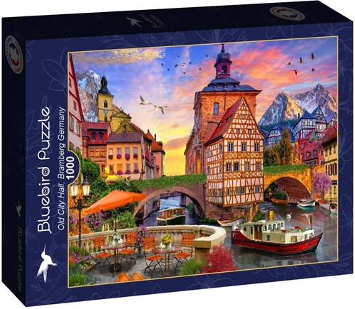 Bluebird Puzzle legpuzzel Old City Hall Bamberg Duitsland - 1000 stukjes-2