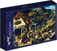 Bluebird Puzzle kunst puzzel Pieter Bruegel Nederlandse Spreekwoorden 3000 stukjes-2