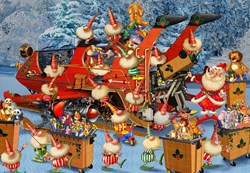 Bluebird Puzzle kerst legpuzzel Ready for Christmas Delivery Season 1000 stukjes