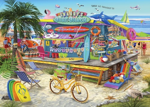 Bluebird Puzzle Shaggy's Surf Shack - 500 Teile