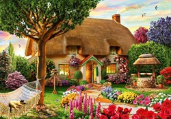 Bluebird puzzel Thatched Cottage - 1000 stukjes