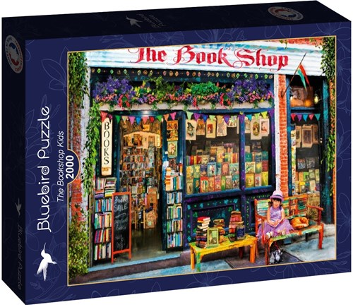 Bluebird Puzzle legpuzzel The Bookshop Kids - 2000 stukjes puzzelplezier-2