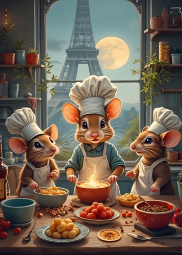Bluebird Puzzle puzzle Les Petits Chefs de Paris - 300 pièces