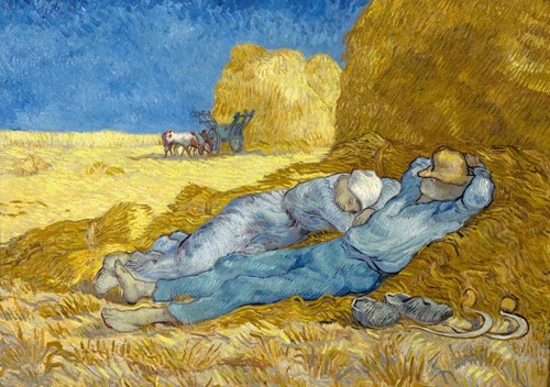 Bluebird puzzel Vincent Van Gogh - The siesta (after Millet), 1890 - 1000 stukjes