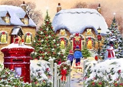 Bluebird Puzzle legpuzzel Winter Cottage - 2000 stukjes puzzelplezier