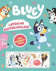 Big Balloon Bluey Laten we buiten spelen magneetboek