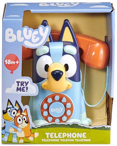 HTI Bluey speelgoed telefoon - interactief retro kinderspeelgoed