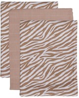 Tryco hydrofiel starterset babytextiel zebra print 12-delig katoen