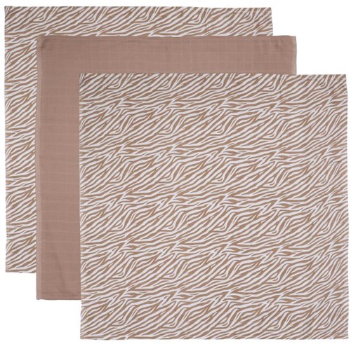 Tryco hydrofiel starterset babytextiel zebra print 12-delig katoen-2
