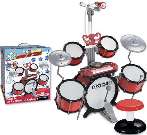 BONTEMPI DIGITAL DRUM SET 7PCS WITH DJ KEYBOARD