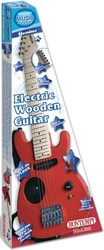 Bontempi guitare électrique bois rouge - guitare jouet pour enfants